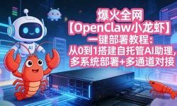 ��17612�ڣ�����ȫ����OpenClaw С��Ϻ��һ������̳̣���0��1����й�AI��������ϵͳ����+��ͨ���Խ�