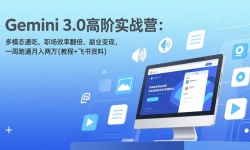 ��17386�ڣ�Gemini 3.0�߽�ʵսӪ����ģ̬ͨ�ԡ�ְ��Ч�ʷ�������ҵ���֣�һ����ͨ��������(�̳�+��������)