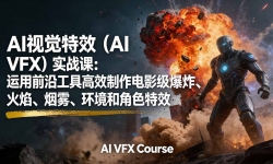 ��17212�ڣ�AI�Ӿ���Ч��AI VFX��ʵս�Σ�����ǰ�ع��߸�Ч������Ӱ����ը�����桢�����������ͽ�ɫ��Ч