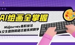 15020ڣAI滭ȫգMidjourney߽׼ͼǨϵͳѧ