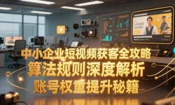 （15326期）中小企业短视频获客全攻略，算法规则深度解析，账号权重提升秘籍