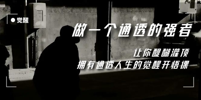 觉醒-做一个通透强者，让你醍醐灌顶，拥有通透人生，掌握强大的秘密-951博客