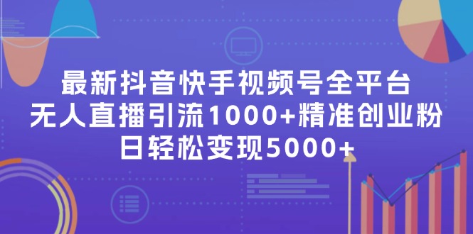 (11970期）最新抖音快手视频号全平台无人直播引流1000+精准创业粉，日轻松变现5000+-北少网创