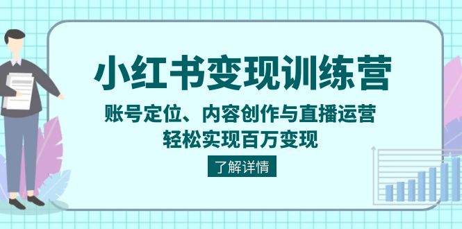 (13718期）小红书变现训练营：账号定位、内容创作与直播运营，轻松实现百万变现-北少网创